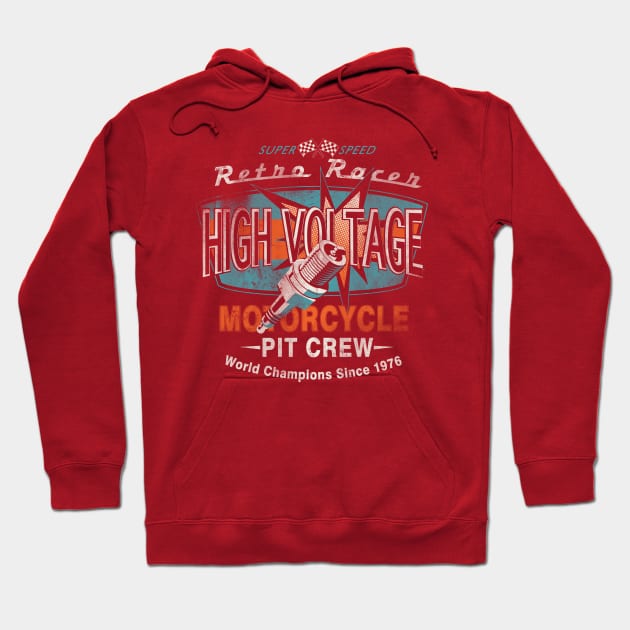 High voltage motorcycle Hoodie by Shirt.ly